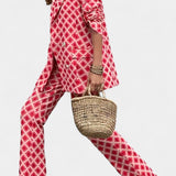 Nusa Leopard Print Jacket and Trouser Set