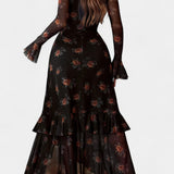 Amali Maxi Dress with Square Neckline