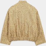 Alvera Textured Winter Jacket with Pockets