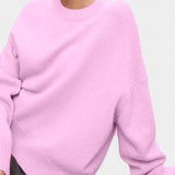 Krolyn Winter Sweater with Ribbed Cuffs