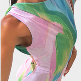 Luella Pastel Dress with Fluid Silhouette and Flattering Cut