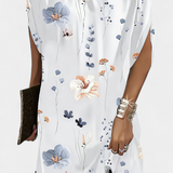 Haruna Timeless Midi Dress with Round Neck