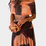 Jessamy One-Shoulder Tie-Dye Maxi Dress