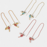 Mixed Zirconium Bird Earrings