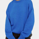 Krolyn Winter Sweater with Ribbed Cuffs
