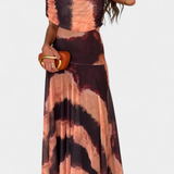 Jessamy One-Shoulder Tie-Dye Maxi Dress