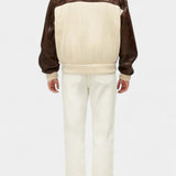 Colour Block Knit Jacket