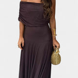 Jessamy One-Shoulder Tie-Dye Maxi Dress