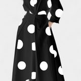 Miriam Retro Long Sleeve Maxi Dress