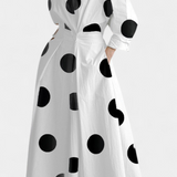 Miriam Retro Long Sleeve Maxi Dress