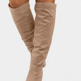 Calliope Knee-High Chunky Heeled Boots