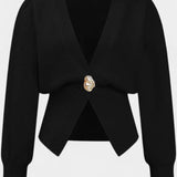 Solferina Plain Golden Cardigan