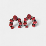 Natural Stone Horseshoe Earrings