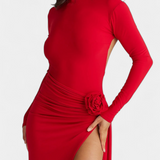 Lira Timeless Open Back Dress