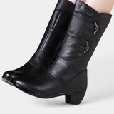 Hadley Ankle Boots with Zip and Padded Insole