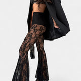 Demelza Oversized Blazer and Floral Lace Trousers Set
