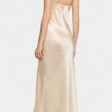 Elvera Midi Halter Dress with Rosette