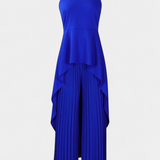 Chrysoula Asymmetrical Set with Pleated Trousers