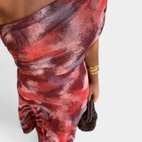 Jessamy One-Shoulder Tie-Dye Maxi Dress