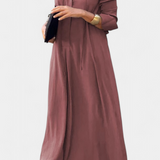 Verónica Long Sleeve Dress with V-Neck