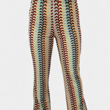 Carlie Retro Flared Trousers