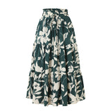 Midi skirt with floral print and pleats - Camila