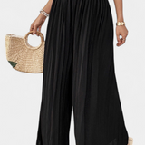 Maruja Mono Palazzo with Floral Embroidery and Sheer Lace