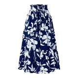 Midi skirt with floral print and pleats - Camila