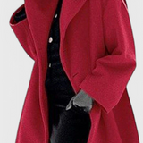 Harper Oversized Wool Blend Coat with Wide Lapel