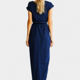Clarissa Wrap Midi Dress with Side Split