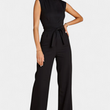 Sleeveless Flared Jumpsuit