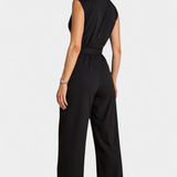 Sleeveless Flared Jumpsuit