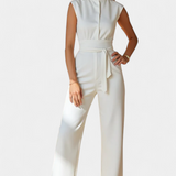 Sleeveless Flared Jumpsuit