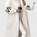 Pilar Women's Jacket with Knitted Sleeves and Hood