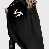 Pilar Women's Jacket with Knitted Sleeves and Hood