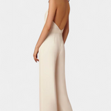 Lilac Wide-Leg Jumpsuit with Light Elegance